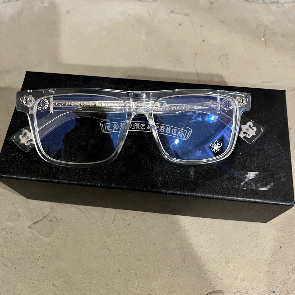 Chrome hearts clear glasses